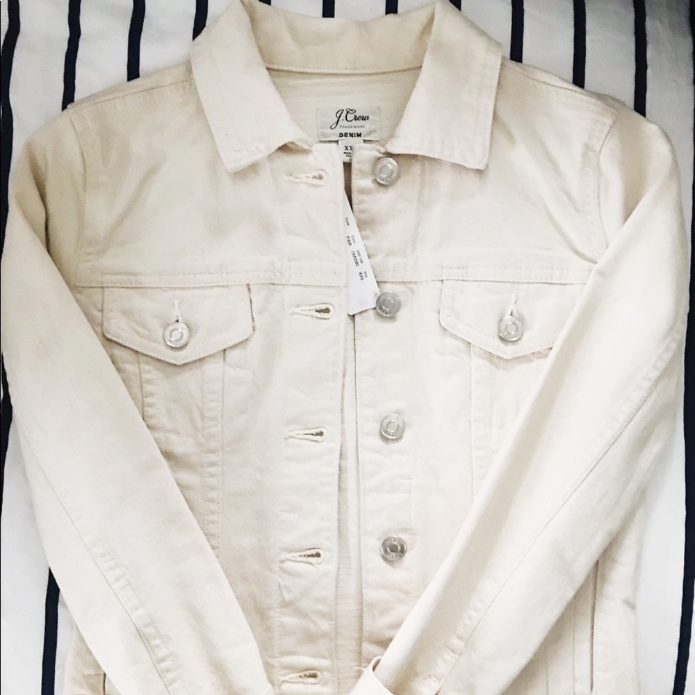 NWT J. CREW Denim Jacket XXS